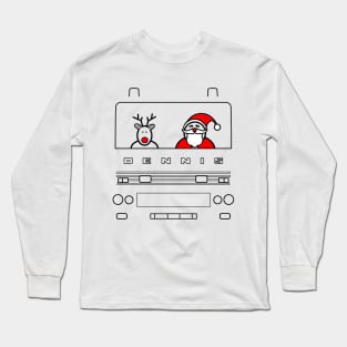 Dennis classic 1980s British fire engine Christmas special edition Long Sleeve T-Shirt
